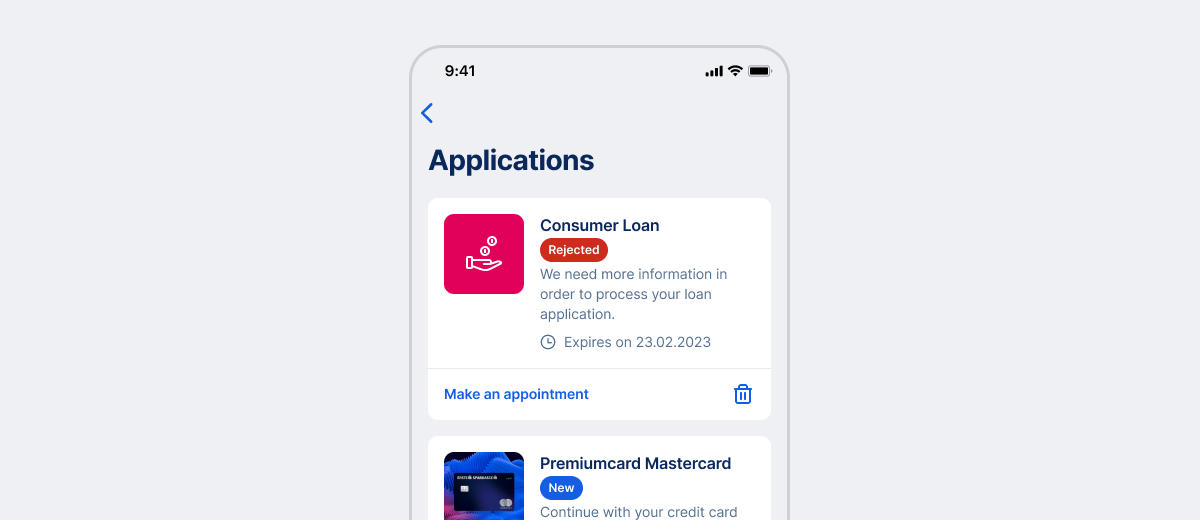 Open Applications Subpage App