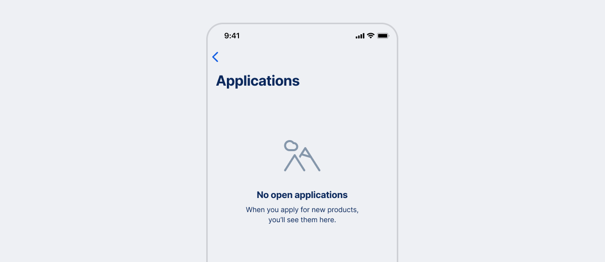No Open Applications Empty State App